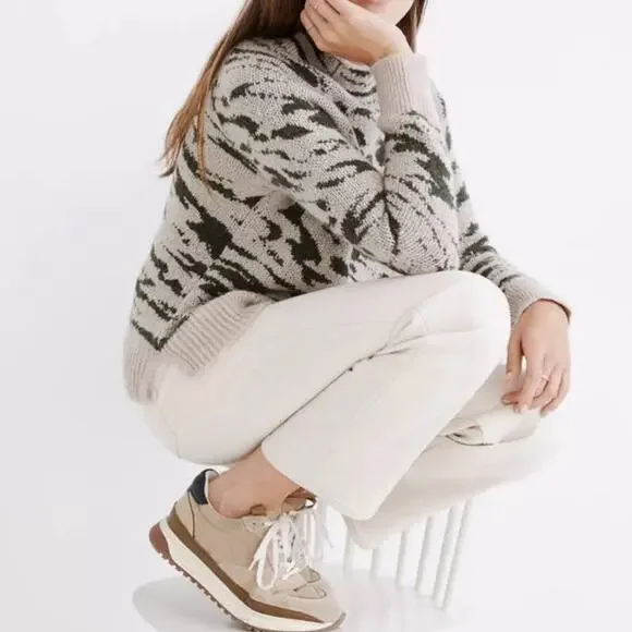 Madewell Alexia Alpaca‎ Mock Neck Sweater Size XS - Picture 2 of 8